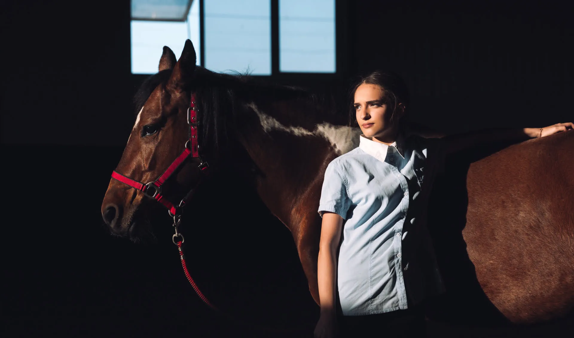 Horse with Woman
